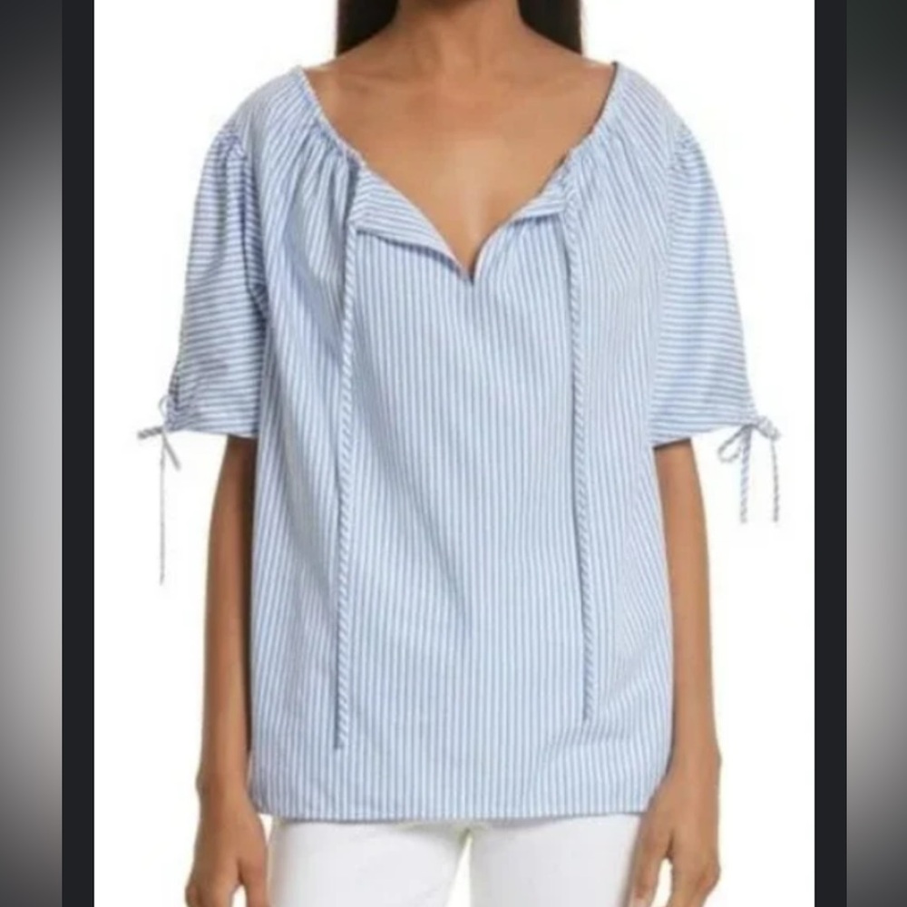 Tory Burch Ariana Striped Top
